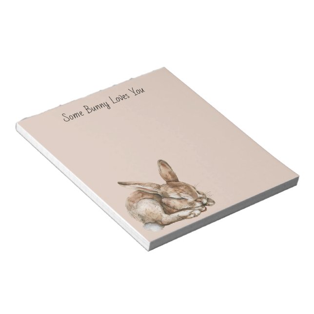 Bloc-note Certain Lapin T'aime (Incliné)