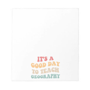 Bloc-note C'est un bon jour pour enseigner la géographie II