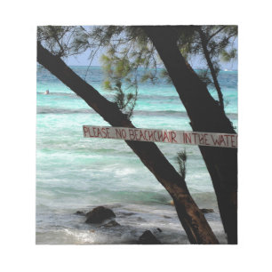 Bloc-note Chaises de plage Rum Point Grand Cayman