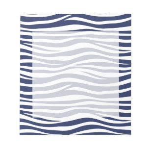 Bloc-note Chanson de la marine bleu marine vagues fluides