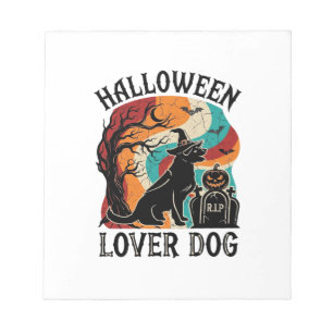 Bloc-note Chapeau De Sorcière De Chien Amoureux D'Halloween