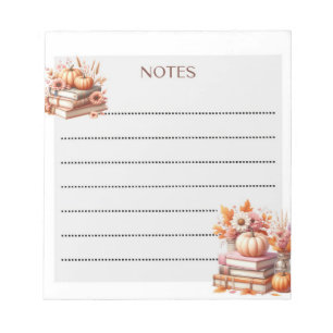 Bloc-note Chapitres d'or automne
