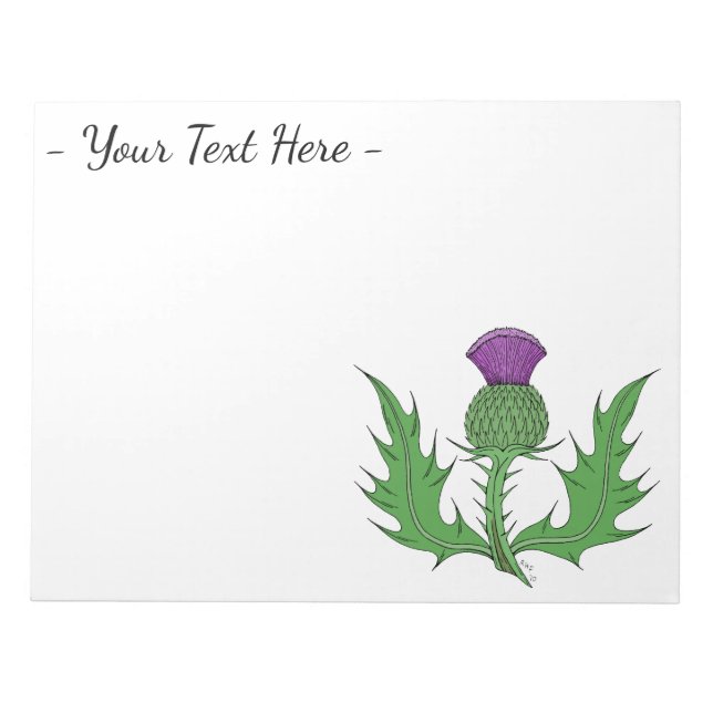 Bloc-note Chardon (Devant)