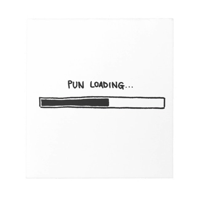 Bloc-note Chargement de jeux de mots (Devant)