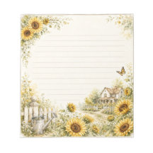 Charmant jardin de cottage au tournesol aligné
