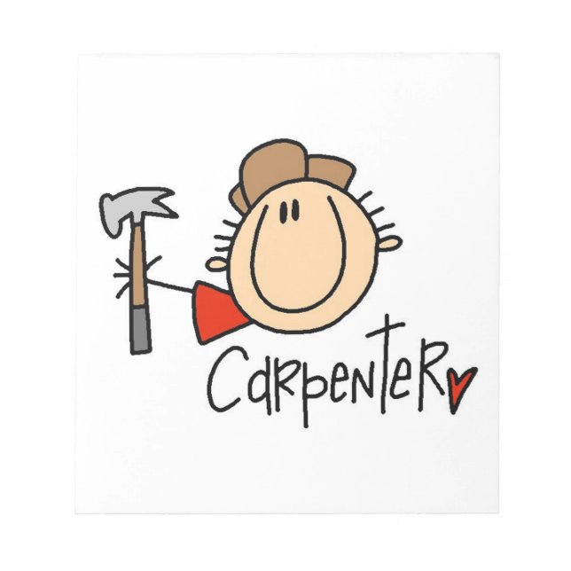 Bloc-note Charpentier masculin (Devant)