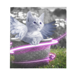 Bloc-note chat ange