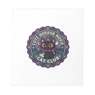 Bloc-note Chat mignon de film d'horreur T-shirt de chat mign
