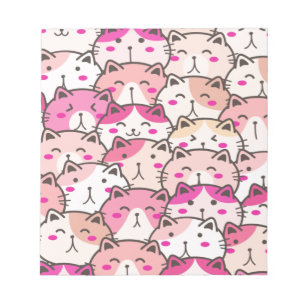 Bloc-note Chat Motif Drôle Animaux de compagnie colorés