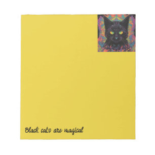 Bloc-note chat noir