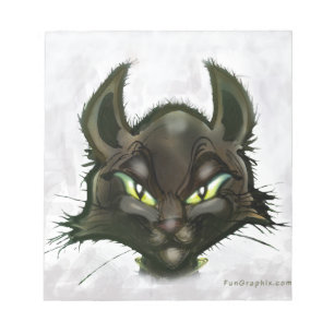 Bloc-note Chat noir