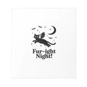 Bloc-note Chat noir d'Halloween avec graphique classique d'a