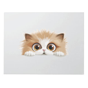Bloc-note Chat Peeking mignonne adorable animal amusant cari