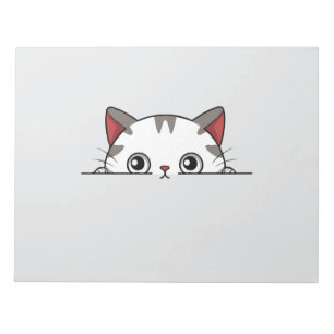 Bloc-note Chat Peeking mignonne adorable animal amusant cari
