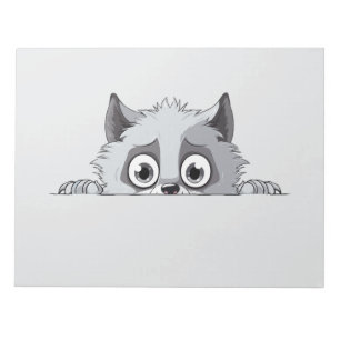 Bloc-note Chat Peeking mignonne adorable animal amusant cari