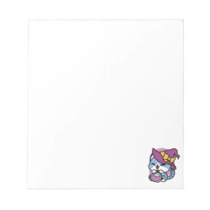 Bloc-note Chat Tabby Halloween – Chapeau de Sorcière & Art d