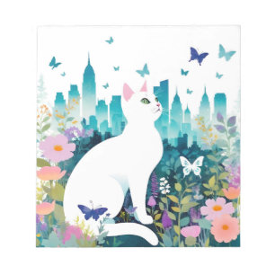 Bloc-note Chat Vintage Animal Nature Environnement Art Peint