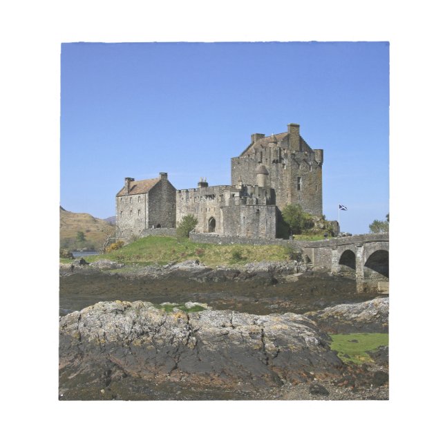 Bloc-note Château d'Eilean Donan, Écosse. Le célèbre Eilean  (Devant)