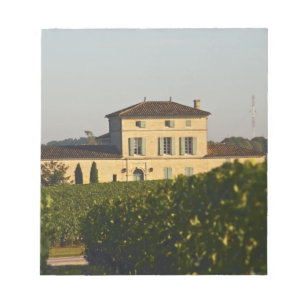Bloc-note Château Lafleur Petrus et vignoble, à Pomerol,
