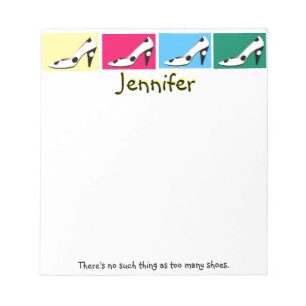 Bloc-note Chaussure Diva Attitude colorée