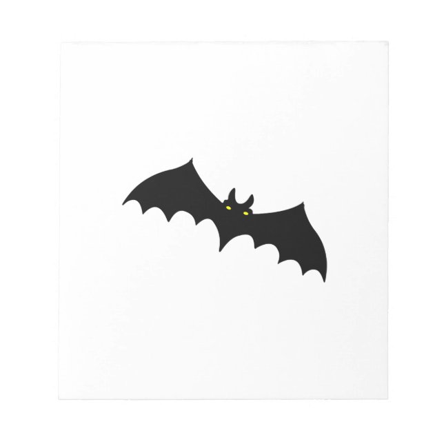 Bloc-note chauve-souris halloween        (Devant)