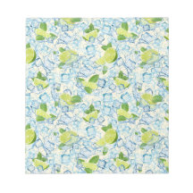 Chaux, menthe et glaçons