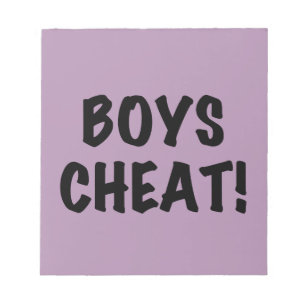 Bloc-note Cheat de Boys