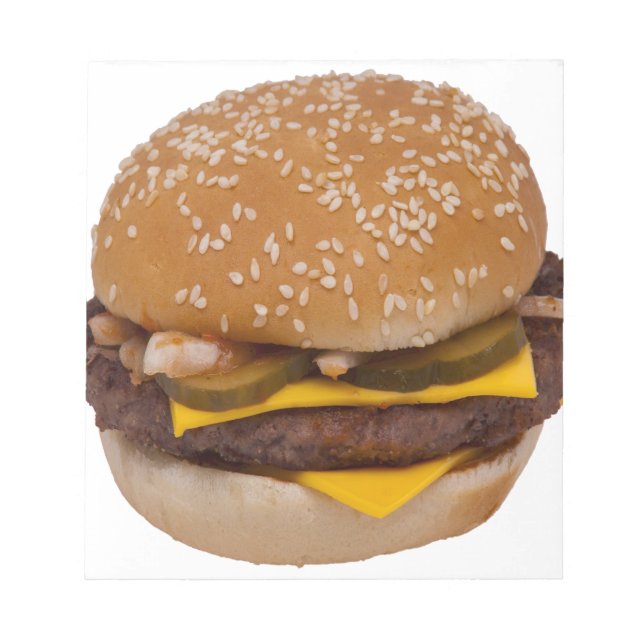 Bloc-note Cheeseburger Sur Le Sesame Seed Bun (Devant)