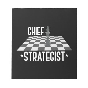 Bloc-note Chef des échecs stratégiques J'Ai Toujours Gagné