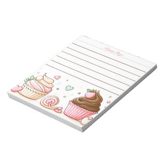 Bloc-note Chef sur mesure Pastel Desserts