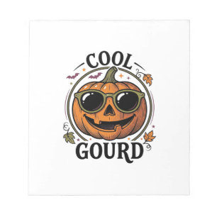 Bloc-note Chemise Citrouille Cool Gravure Vintage Halloween