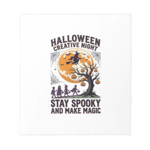 Bloc-note Chemise créative Halloween Art de Lune Spooky Vint