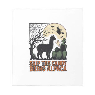 Bloc-note Chemise d'alpaga Halloween Mignon Fantomatique Ani