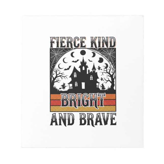 Bloc-note Chemise d'autonomisation Halloween Brave Vintage S (Devant)