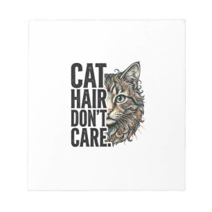 Bloc-note Chemise de chat avec gravure vintage Cat Hair Don’