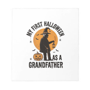 Bloc-note Chemise de Halloween pour grand-père Premier Grand