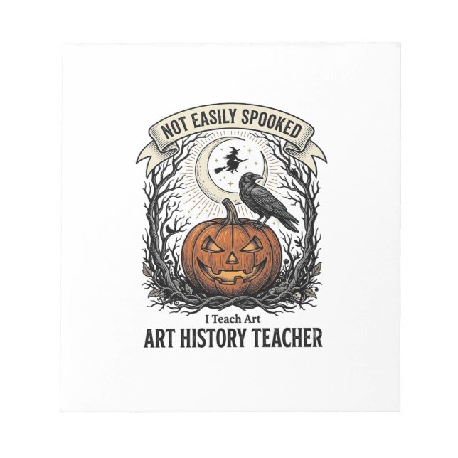 Bloc-note Chemise de professeur d'histoire de l'art avec gra (Devant)