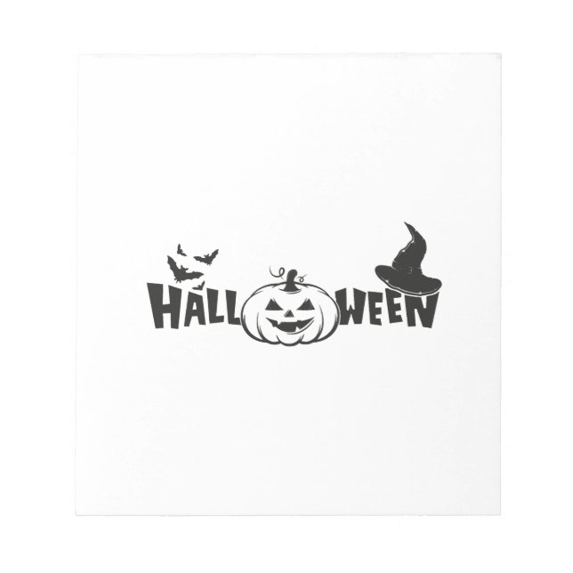 Bloc-note Chemise d'Halloween, chemise d'Halloween drôle (Devant)