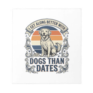 Bloc-note Chemise drôle pour amateur de chien Citation de gr