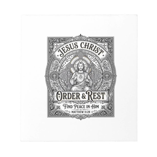 Bloc-note Chemise graphique chrétienne Jésus Débarrasse Mais (Devant)