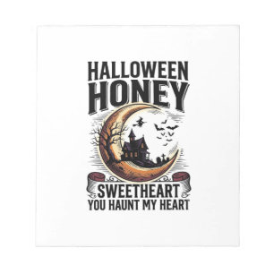 Bloc-note Chemise Halloween Honey Sweet Spooky Love Design_1