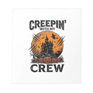 Bloc-note Chemise Halloween Maison Hantée Creepin With My Cr