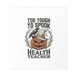 Bloc-note Chemise Halloween Prof de Santé Gravée Pu Vintage