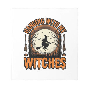 Bloc-note Chemise Halloween Vintage Accrochage Avec Mes Sorc