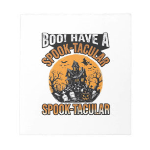 Bloc-note Chemise Maison Hantée Halloween Spook-Tacular Vint