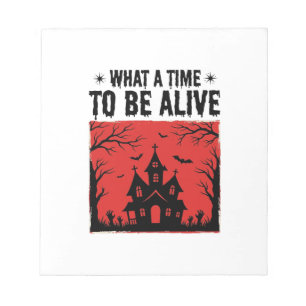 Bloc-note Chemise Vintage Halloween Haunted House Quelle épo