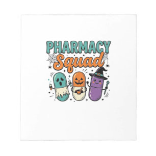 Bloc-note Chemise Vintage Vector Squad Pharmacie Halloween D