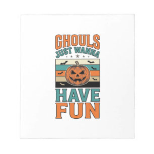 Bloc-note Chemises Halloween Les Ghoules Anciennes Veulent S