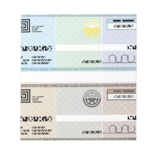 Bloc-note Chèque cadeau de l'entreprise Chèque Bonus