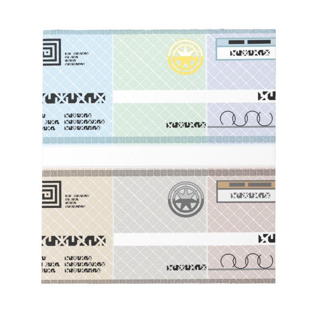 Bloc-note Chèque cadeau de l'entreprise Chèque Bonus (Devant)